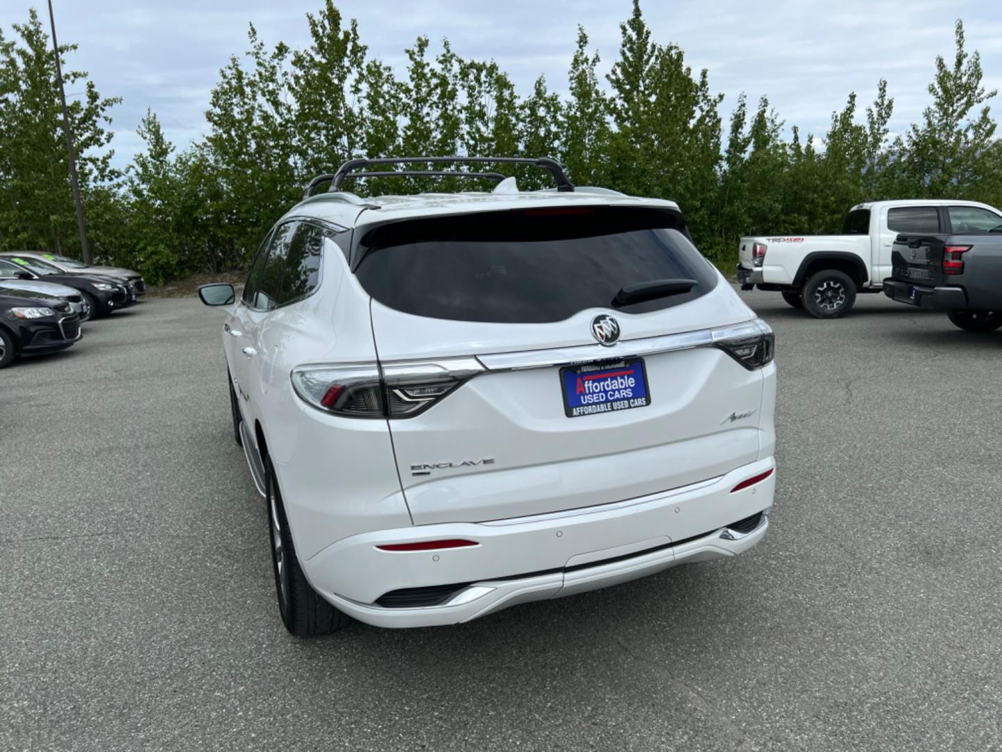 2023 WHITE BUICK ENCLAVE AVENIR (5GAEVCKW0PJ) with an 3.6L engine, Automatic transmission, located at 1960 Industrial Drive, Wasilla, 99654, (907) 274-2277, 61.573475, -149.400146 - Photo#2